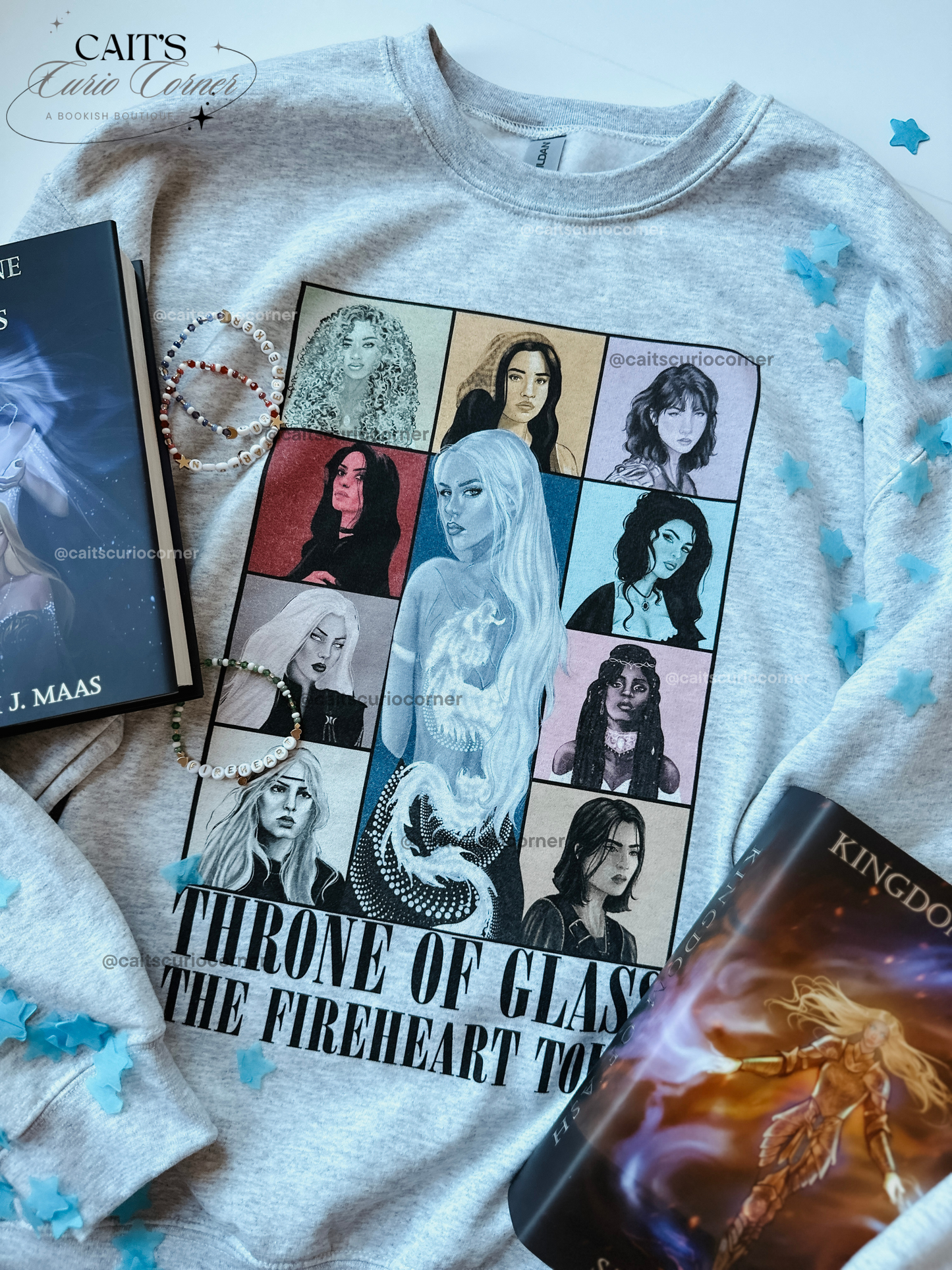 Fireheart Throne of Glass Concert Sweatshirt