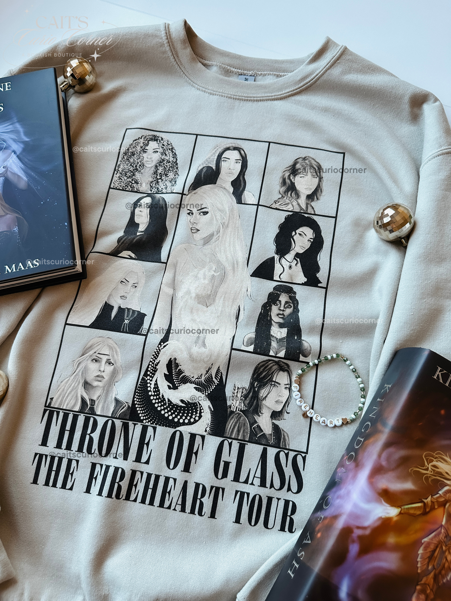 Fireheart Throne of Glass Concert Sweatshirt