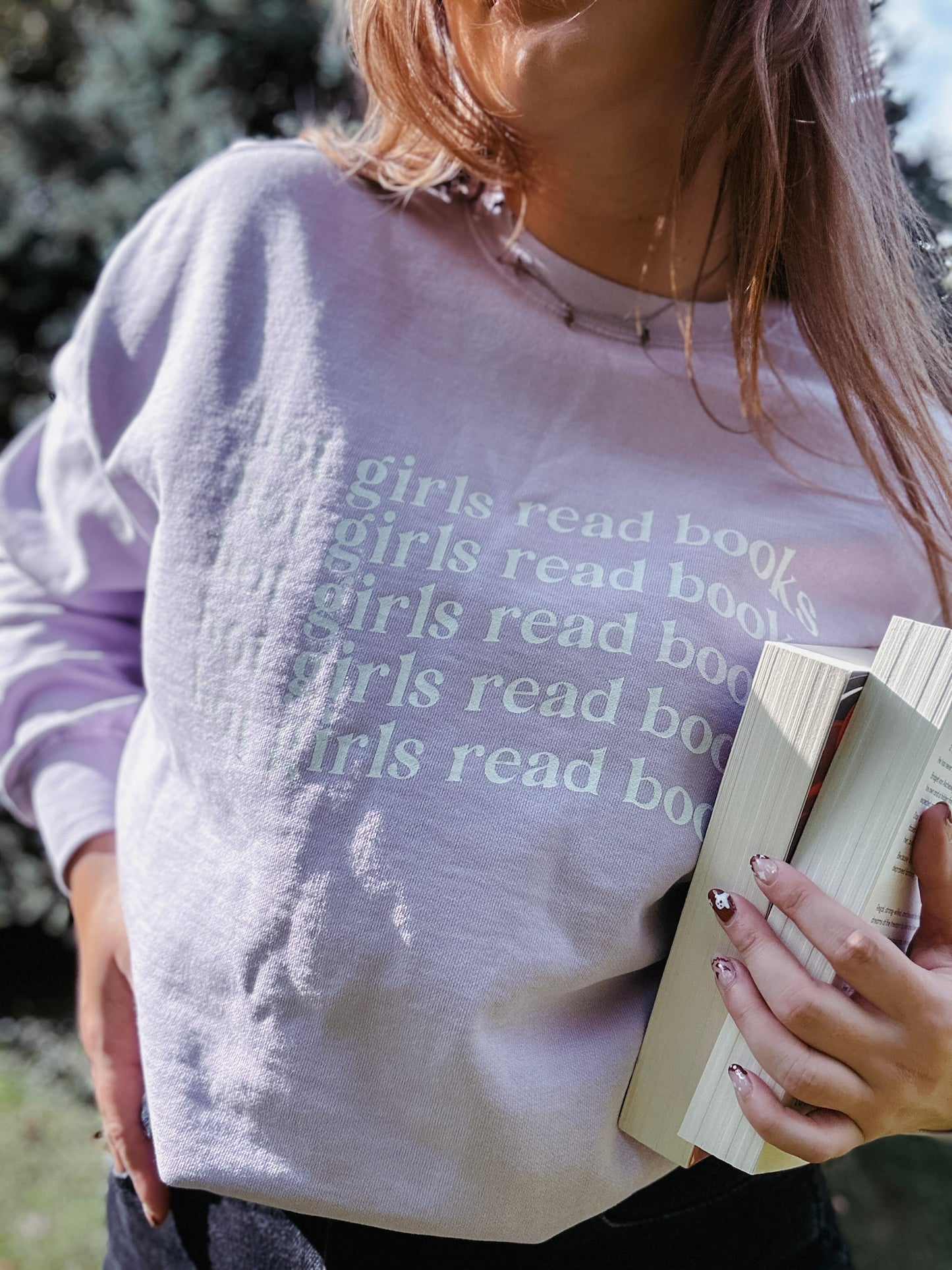 Hot Girls Read Books Sweatshirt