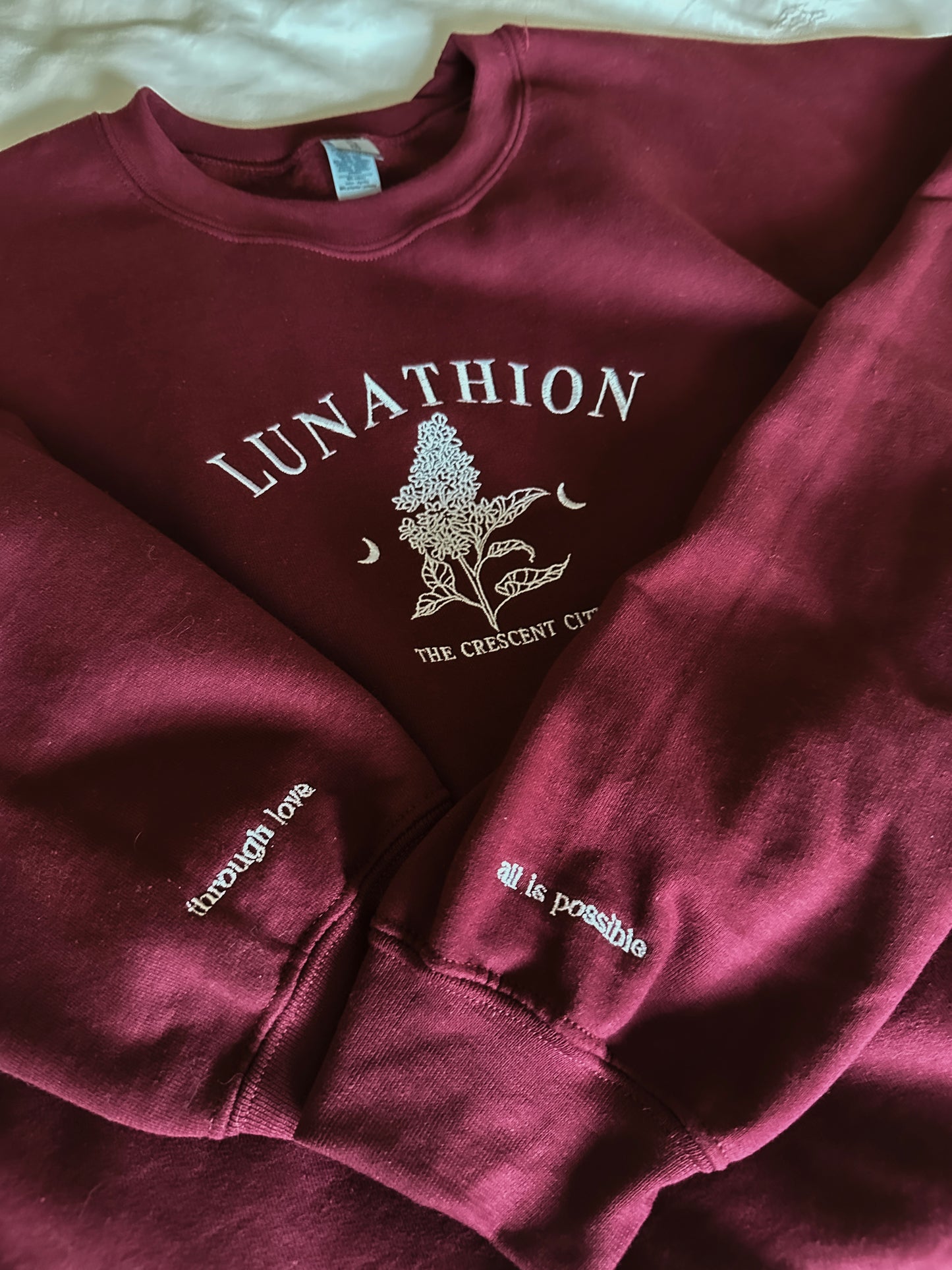 Lunathion Embroidered Crewneck